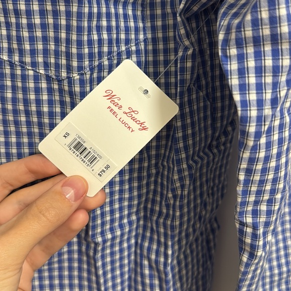 Lucky Brand Cropped Button Down - Picture 3 of 5